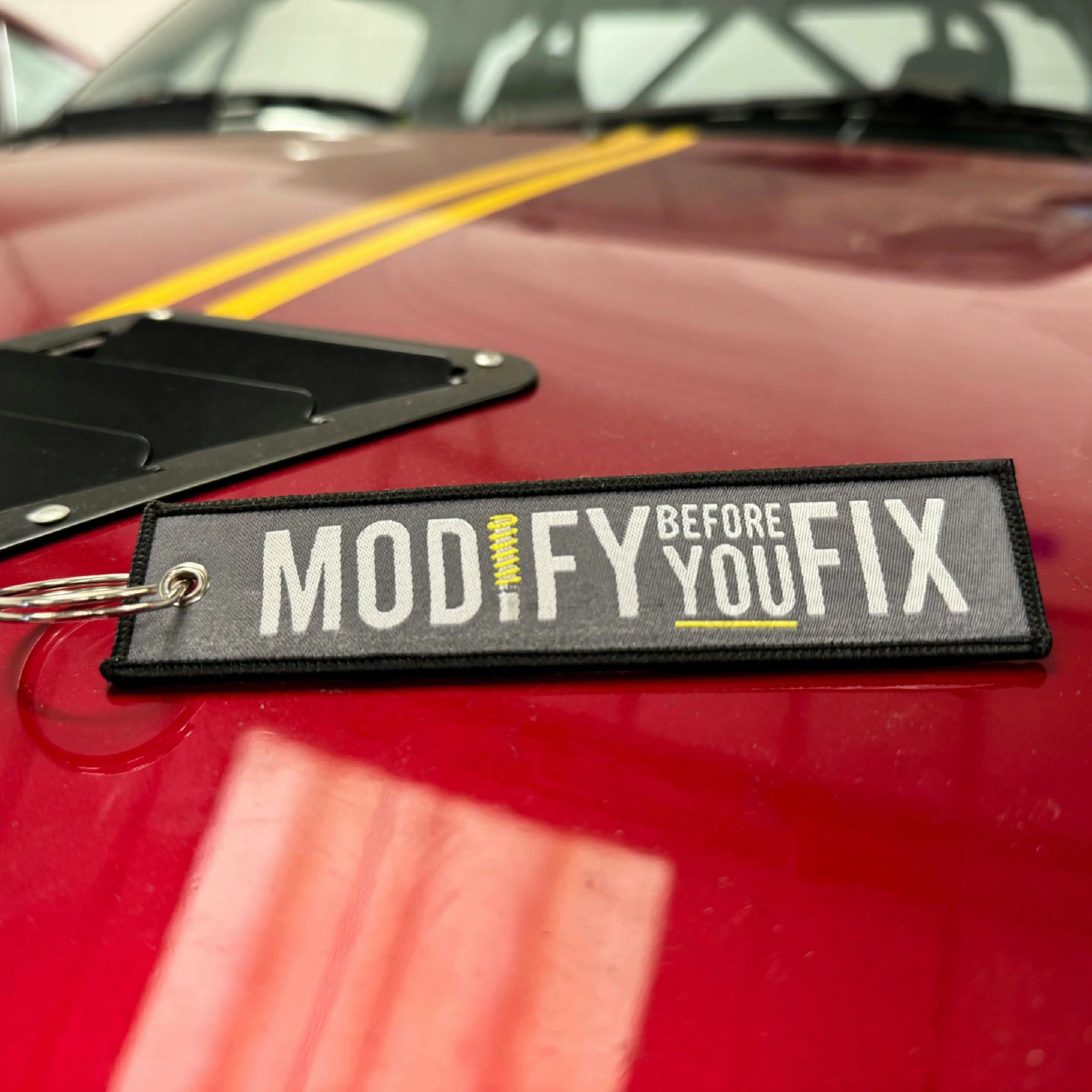 Fabric Keyring | Modify before you fix - Image 3