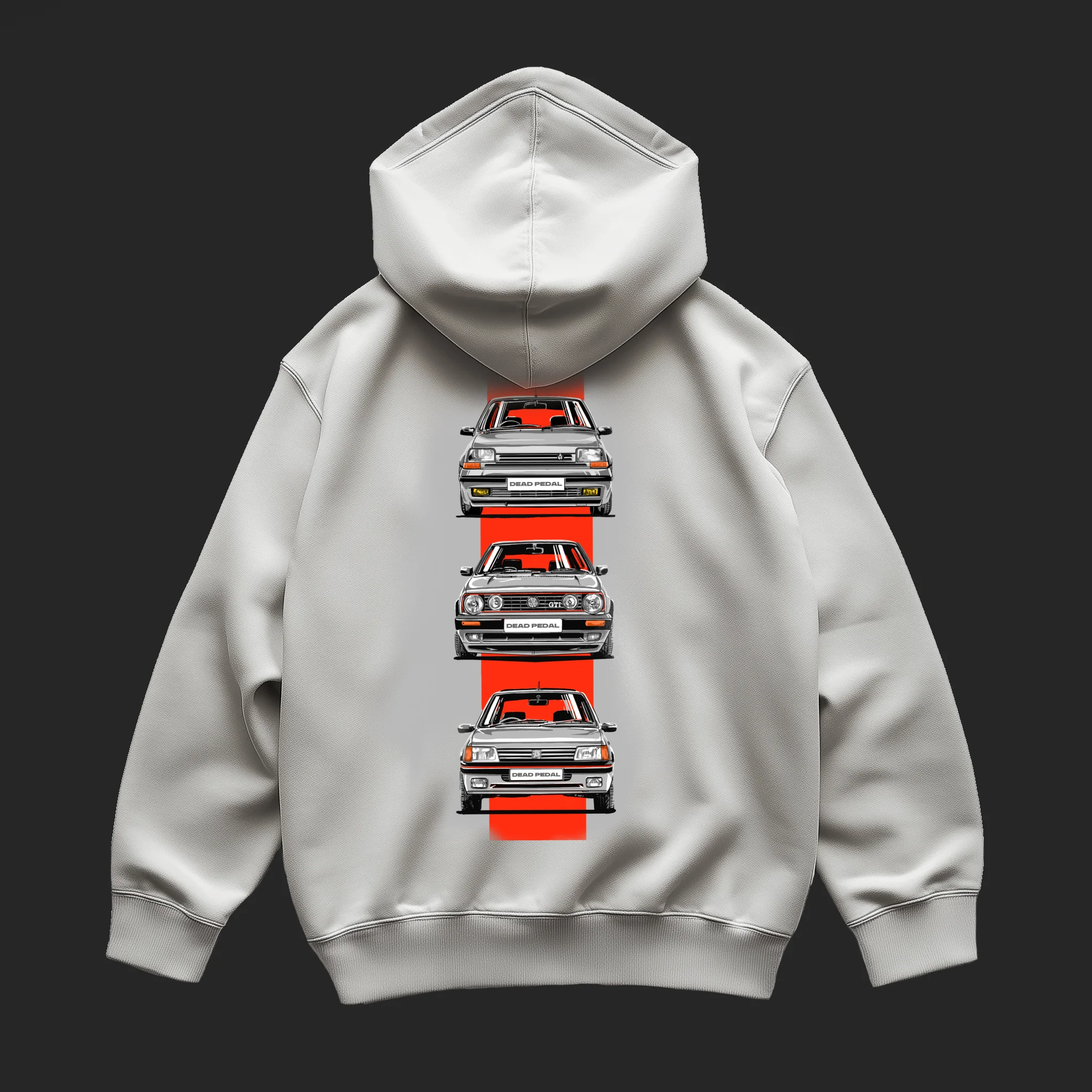 Hoodie | Hot Hatch - Grey - Image 3