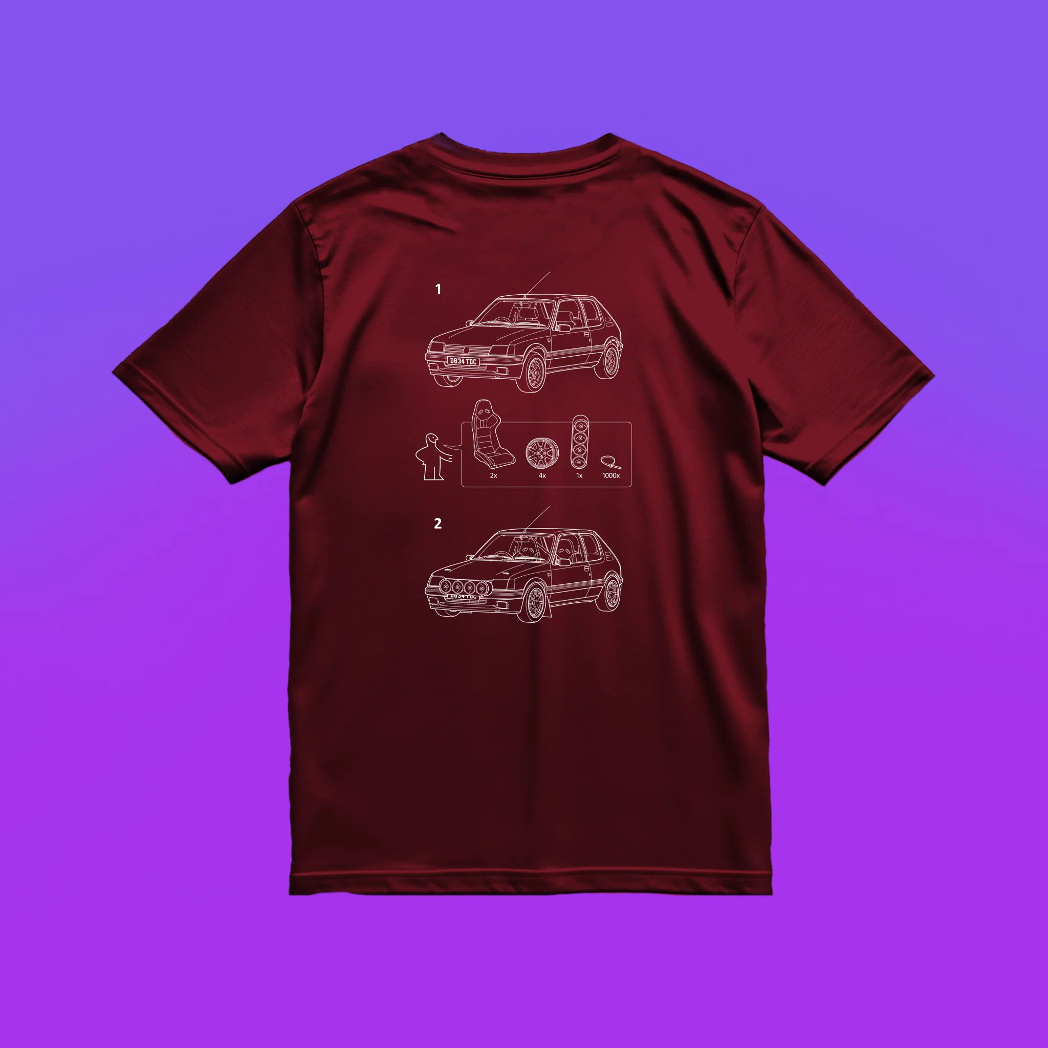 T-Shirt | 205 GTi - Image 8