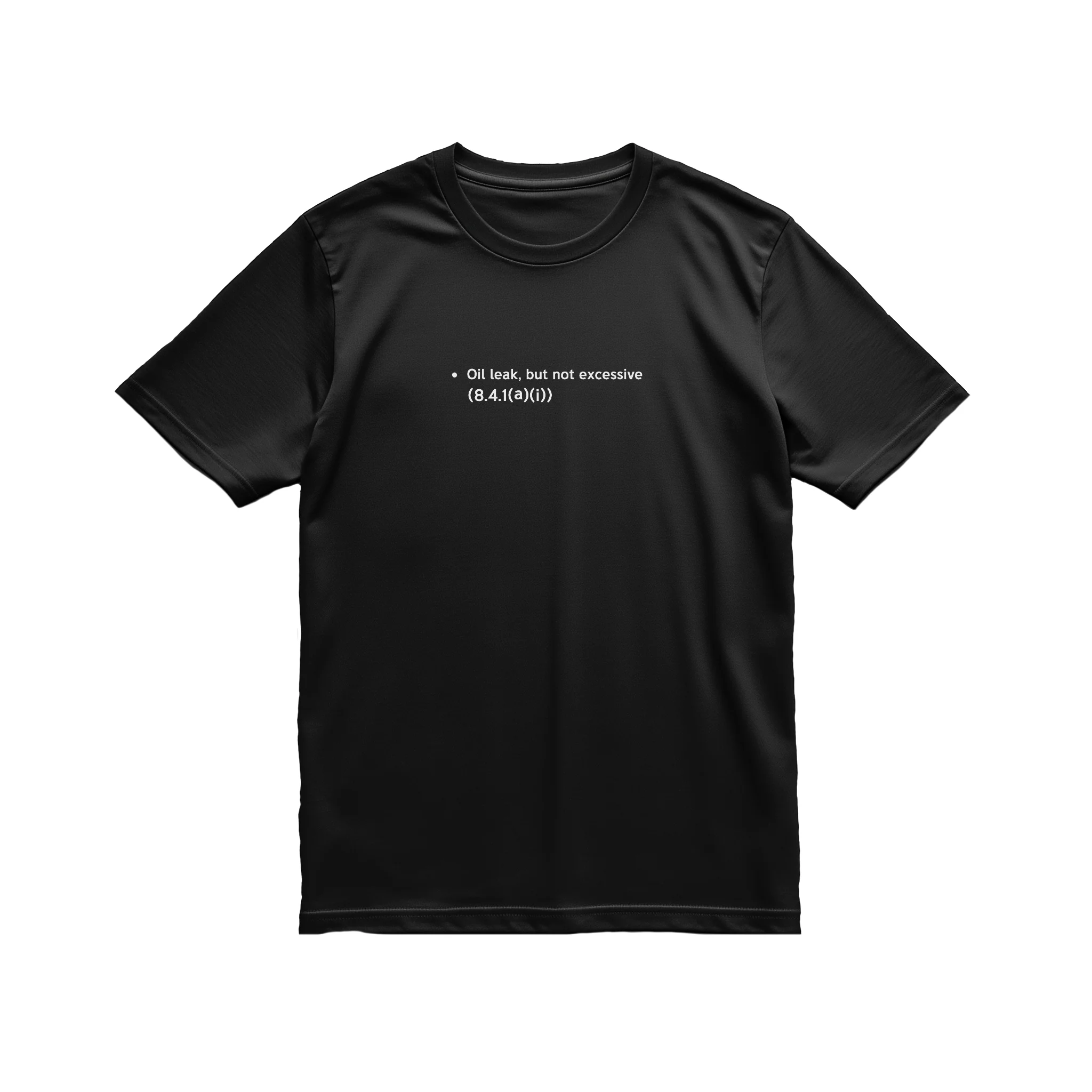 T-Shirt | Oil Leak (Bundle with Air Freshener and Sticker) - Image 4