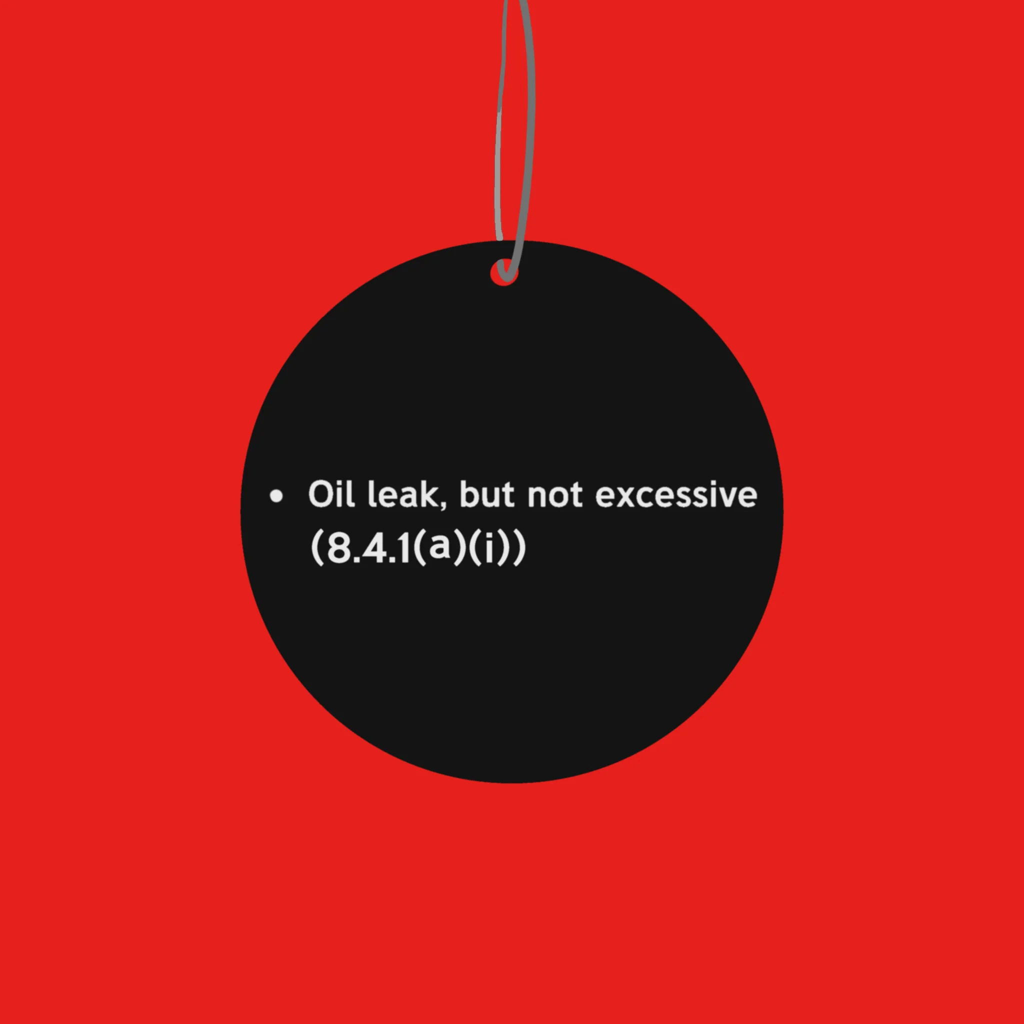T-Shirt | Oil Leak (Bundle with Air Freshener and Sticker) - Image 7