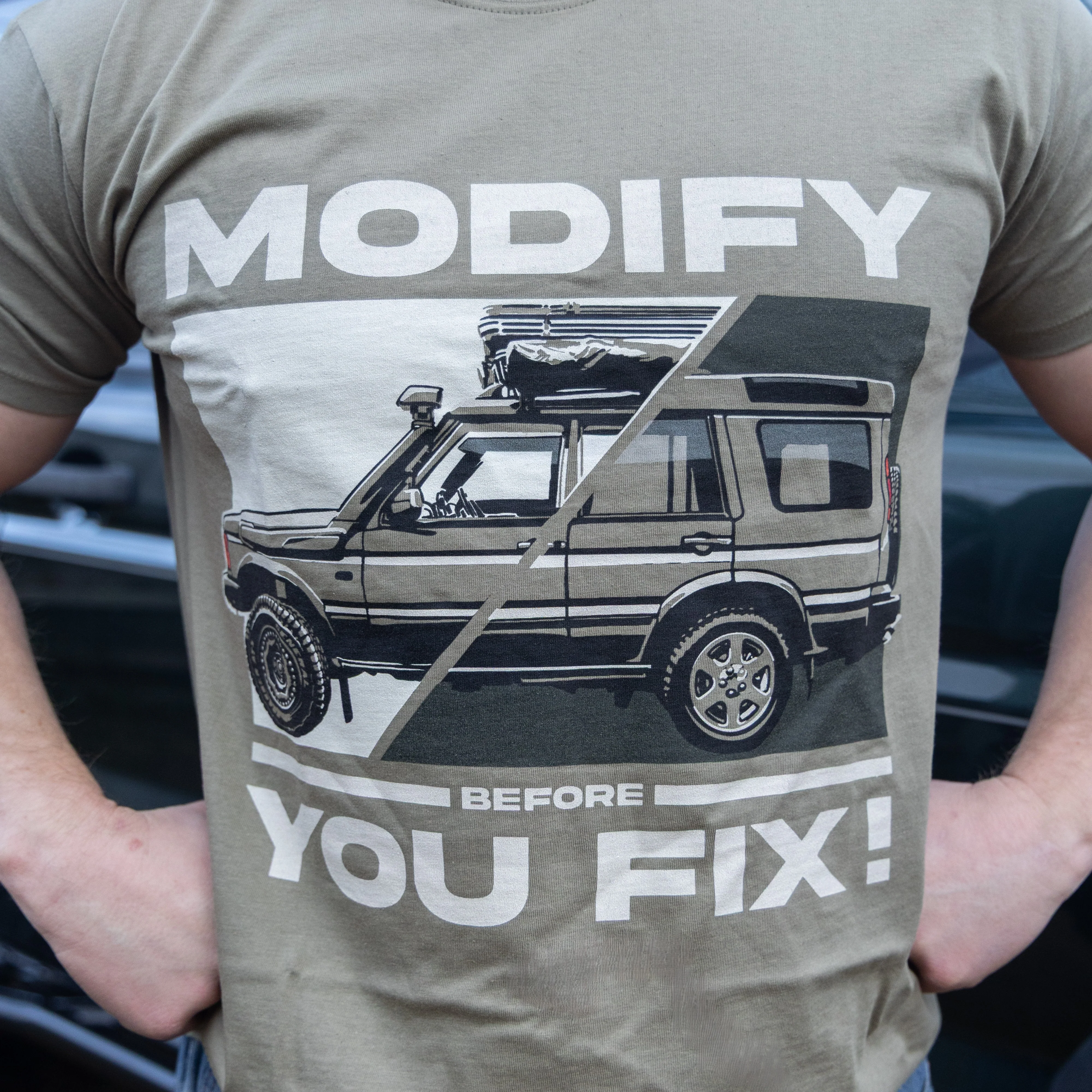 T-Shirt | Disco 2 Modify Before You Fix - Image 5